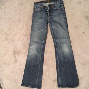 Seven for mankind ‘boy cut’ jeans size 24.